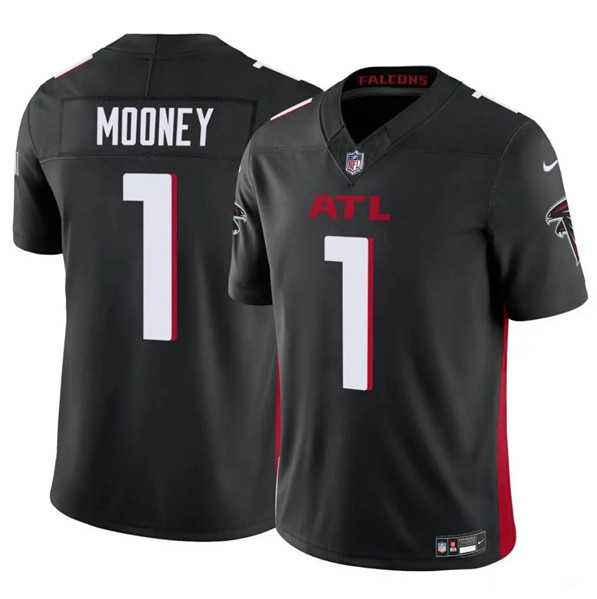 Men & Women & Youth Atlanta Falcons #1 Darnell Mooney Black 2024 F.U.S.E. Vapor Untouchable Limited Football Stitched Jersey->atlanta falcons->NFL Jersey